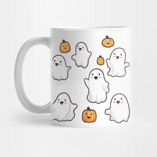 Pumpkins and ghosts Halloween Mug